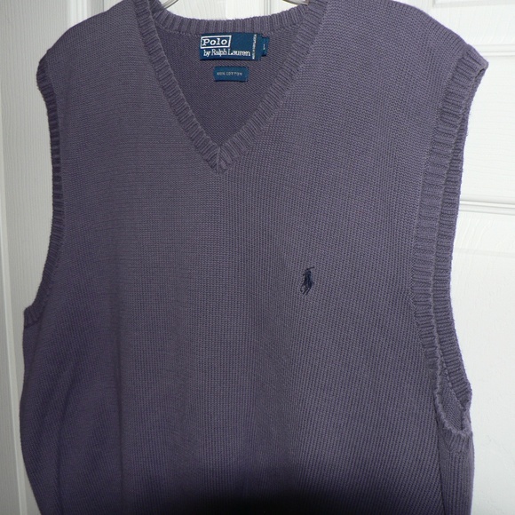 Polo Ralph Lauren Other - Polo Ralph Lauren Lavender V-Neck Sweater  Vest